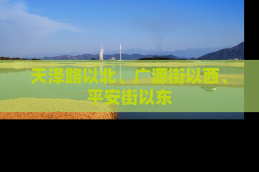天泽路以北、广源街以西、平安街以东