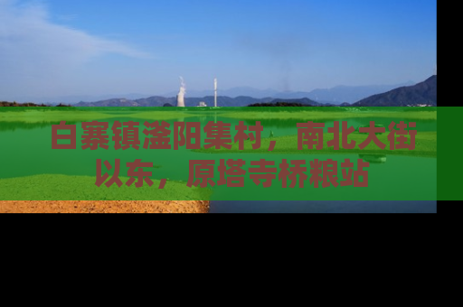 白寨镇滏阳集村，南北大街以东，原塔寺桥粮站
