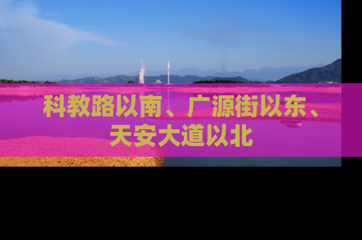 科教路以南、广源街以东、天安大道以北