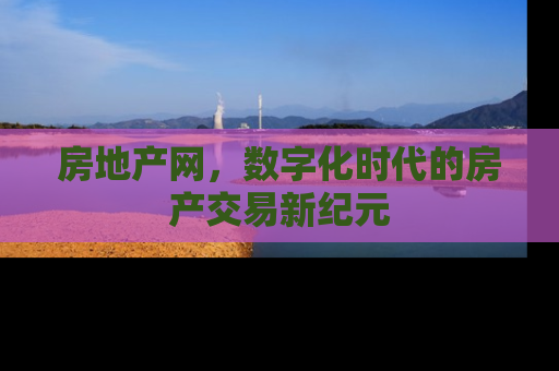 房地产网，数字化时代的房产交易新纪元