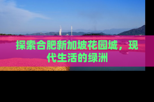 探索合肥新加坡花园城，现代生活的绿洲