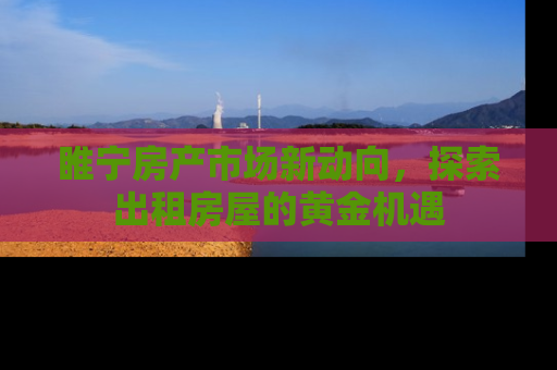 睢宁房产市场新动向，探索出租房屋的黄金机遇