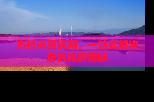 市桥南租房网，一站式解决您的租房难题