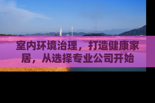 室内环境治理，打造健康家居，从选择专业公司开始