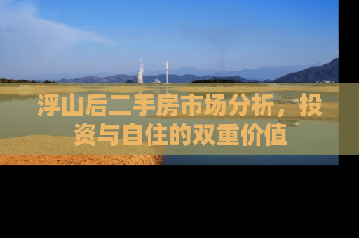 浮山后二手房市场分析，投资与自住的双重价值