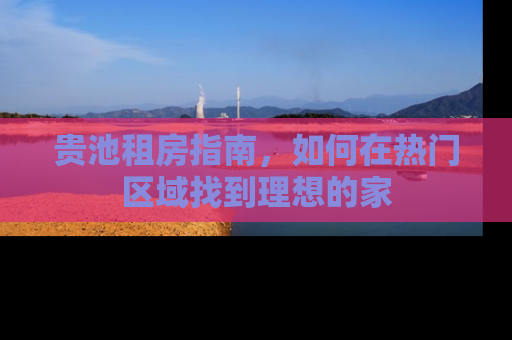 贵池租房指南，如何在热门区域找到理想的家