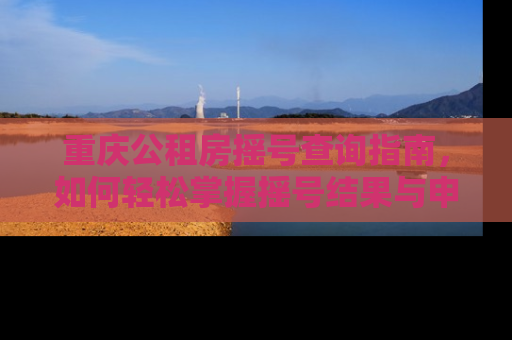 重庆公租房摇号查询指南，如何轻松掌握摇号结果与申请流程