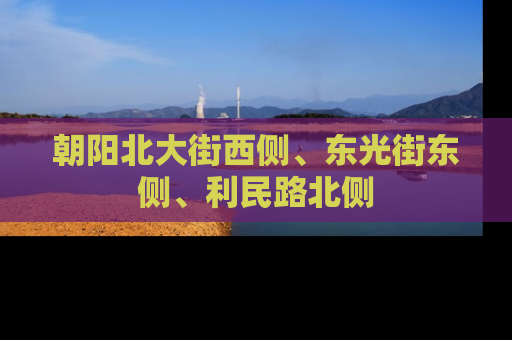 朝阳北大街西侧、东光街东侧、利民路北侧
